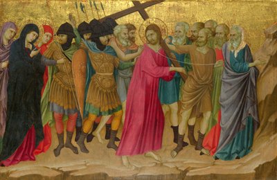Way to Calvary by Ugolino di Nerio